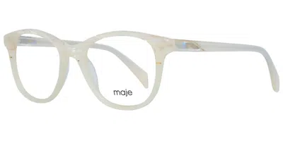 Maje Mj1006 Women's Glasses, White, Size 48