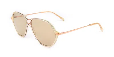 Maje Mj5016 601 Women's Sunglasses Brown Size 58