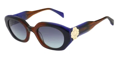 Maje Mj5042 603 Women's Sunglasses Blue Size 50