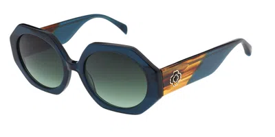 Maje Mj5046 660 Women's Sunglasses Blue Size 55