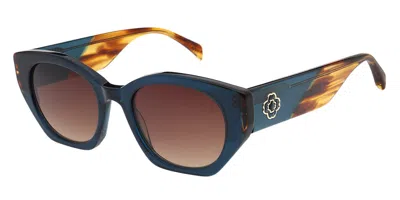 Maje Mj5049 660 Women's Sunglasses Blue Size 51