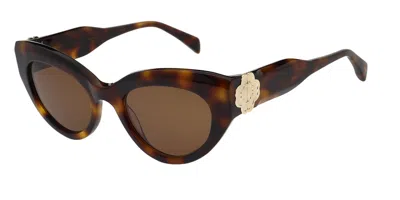 Maje Mj5055 104 Women's Sunglasses Tortoiseshell Size 53 In Brown