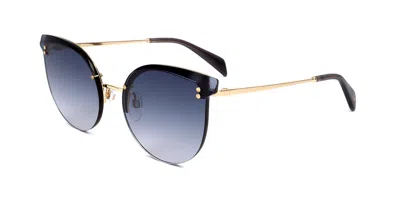 Maje Mj7013 917 Women's Sunglasses Gold Size 58