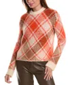 Maje Woman Sweater Orange Size 2 Polyamide, Acrylic, Mohair Wool In Orange