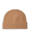 Maje Womens Bruns Clover-embellished Ribbed Wool And Cashmere-blend Hat