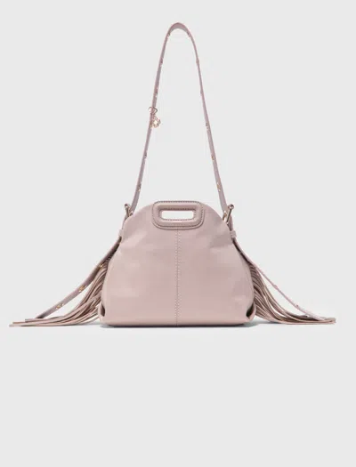 Maje Naplak Leather Miss M Mini Bag In Multi