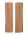 Maje Wool & Cashmere Hand Warmers In Camel