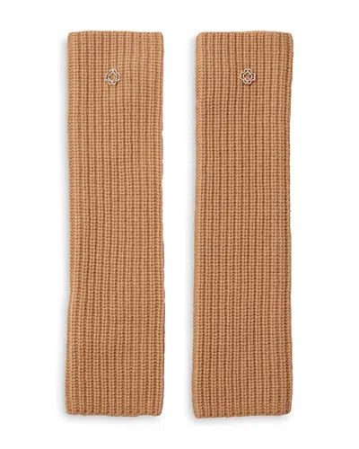 Maje Wool & Cashmere Hand Warmers In Camel