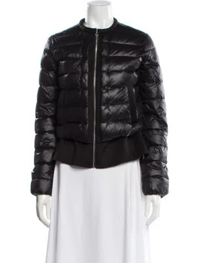 Pre-owned Maje Nylon Jacket In Black