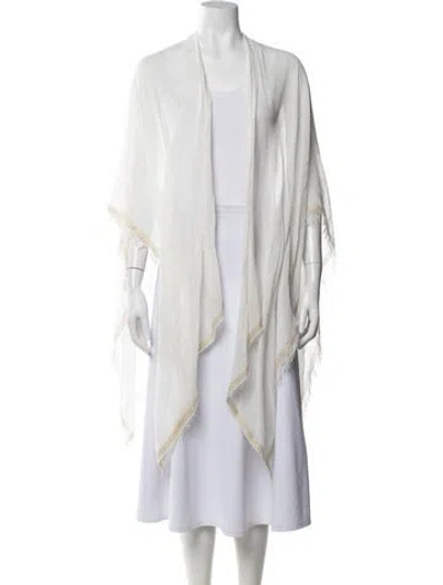 Pre-owned Maje Open Front Sweater In Neutrals