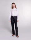 MAJE OPENWORK FLARED TROUSERS FOR SPRING/SUMMER