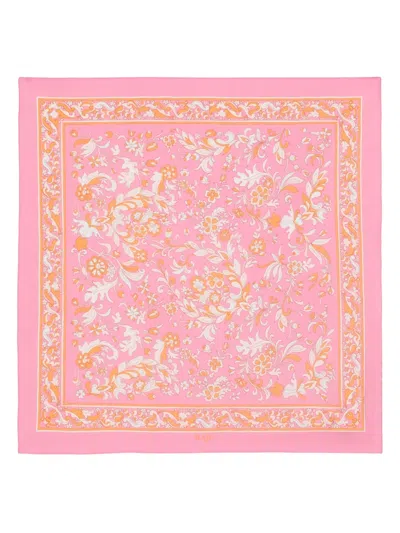 Maje Paisley-print Scarf In Pink