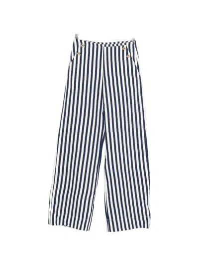 Maje Palais Striped Trousers In Multi