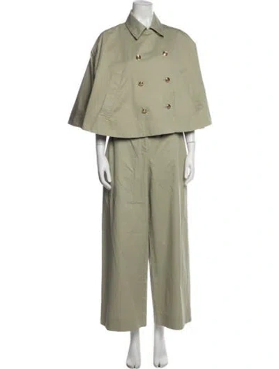 Pre-owned Maje Pant Set In Green