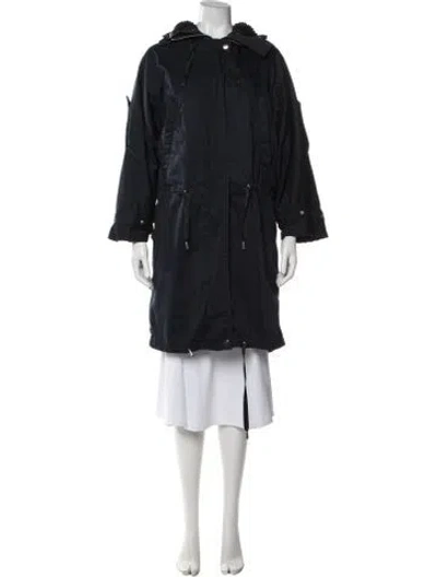Pre-owned Maje Parka In Blue