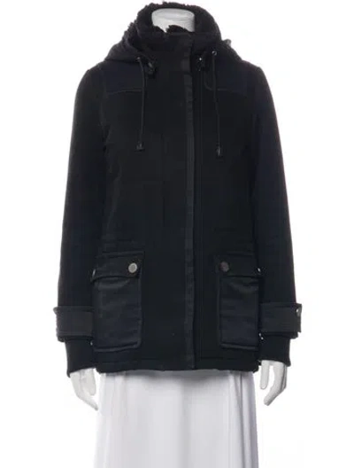 Pre-owned Maje Parka In Blue
