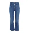 Maje Patch-pockets Flared Jeans In Blue