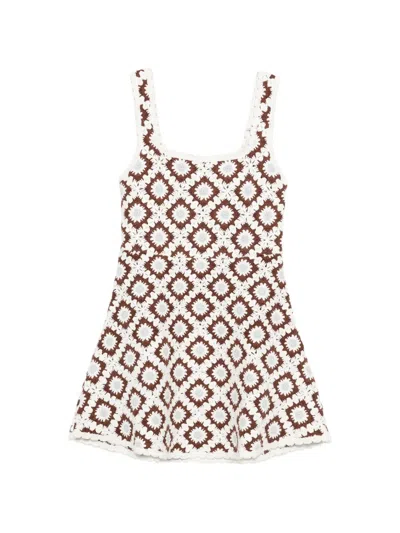 Maje Pattern Mini Dress In Multi