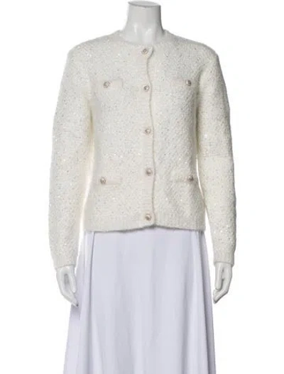 Pre-owned Maje Patterned Jacket In Neutrals