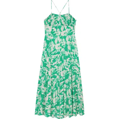 MAJE MAJE FLORAL PATTERNED MAXI DRESS