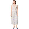 Maje Patterned Maxi Dress With Lacing