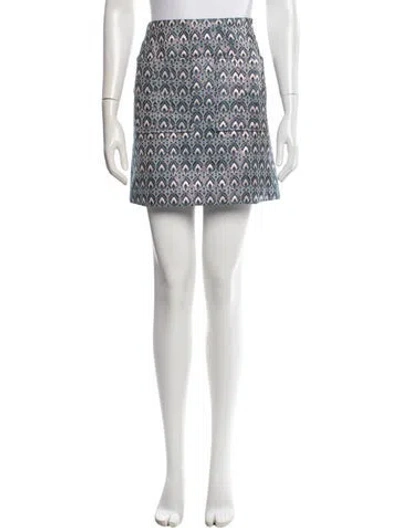 Pre-owned Maje Patterned Mini Skirt
