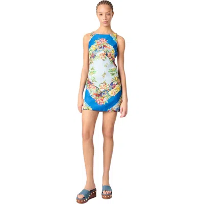 MAJE MAJE PATTERNED SHIFT DRESS