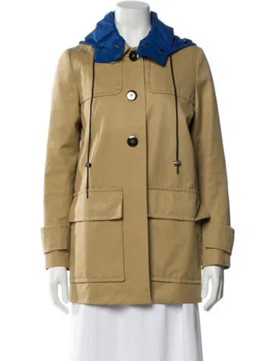 Pre-owned Maje Peacoat In Neutral
