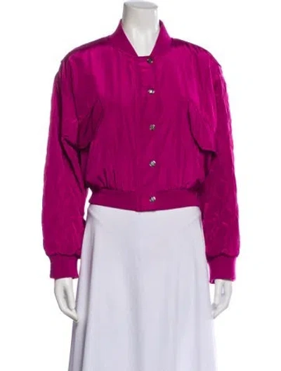 Pre-owned Maje Performance Jacket In Purple