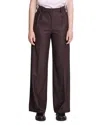 Maje Pernoni Pants In Brown