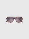 Maje Pilot Sunglasses In Multi