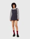 Maje Pinafore Strap Dress In Blue