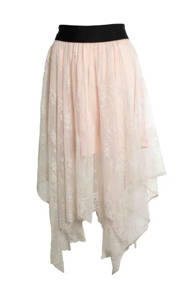 Maje , Pink Lace Skirt