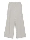Maje Pinstriped Trousers In White