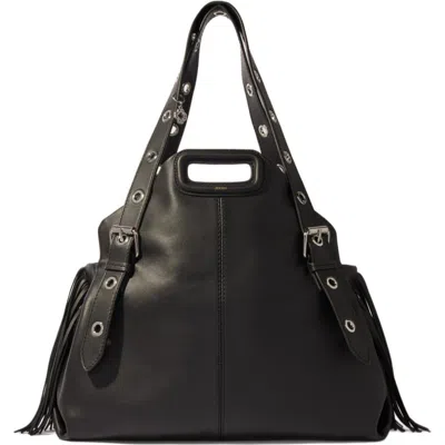 MAJE MAJE PLAIN LEATHER MISS M XL BAG