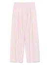 Maje Pivaldor Pleated Pants In Pink