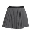 Maje Pleated Mini Skort In Black