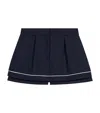 Maje Pleated Skort In Blue