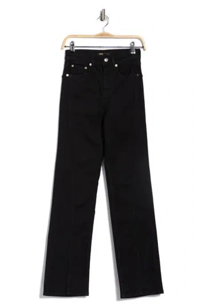 Maje Plenty Straight Leg Jeans In Black