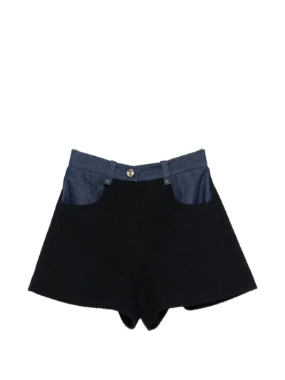 Maje Pocket Shorts In Black