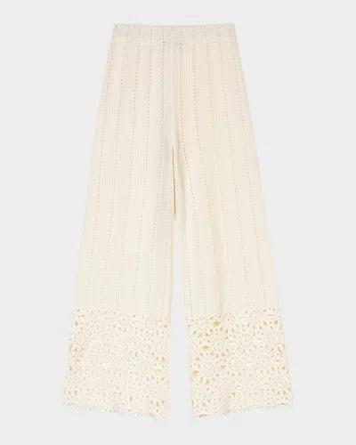 MAJE POMYNA CROCHET PANTS
