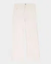 Maje Floral-embroidered Jeans In White