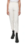 Maje Grommet Trimmed Jogger Pants In Sand