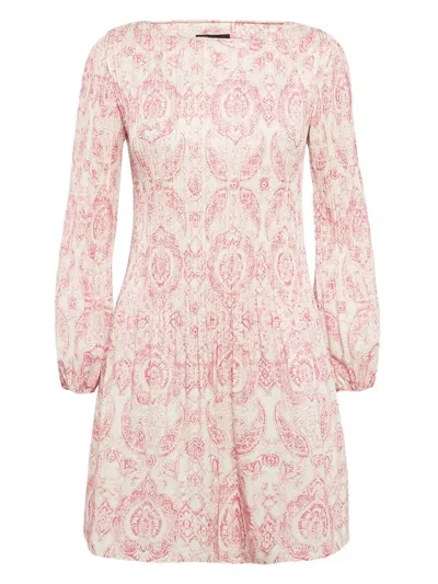 Pre-owned Maje  Printed Long-sleeves Dress