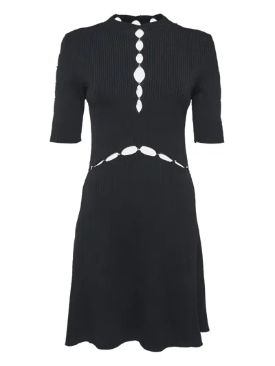 Pre-owned Maje  Roselana Cut-out Knitted Midi Dress