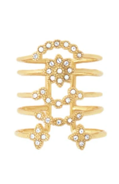 Maje Precious Day Of The Week Ring In Gold