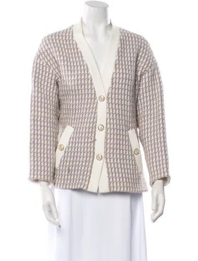 Pre-owned Maje Printed Blazer In Multi