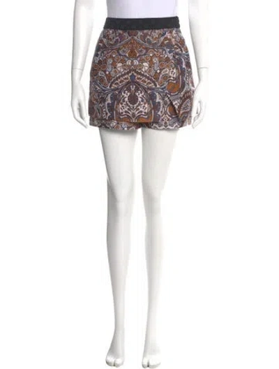 Pre-owned Maje Printed Knee-length Shorts In Multi