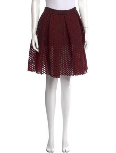 Pre-owned Maje Printed Knee-length Skirt In Multi