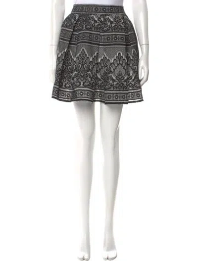 Pre-owned Maje Printed Knee-length Skirt In Multi